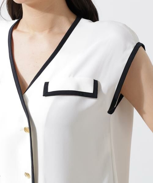 PINKY & DIANNE / ピンキーアンドダイアン シャツ・ブラウス | パイピングダブルブラウス | 詳細25