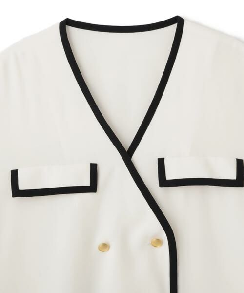 PINKY & DIANNE / ピンキーアンドダイアン シャツ・ブラウス | パイピングダブルブラウス | 詳細27