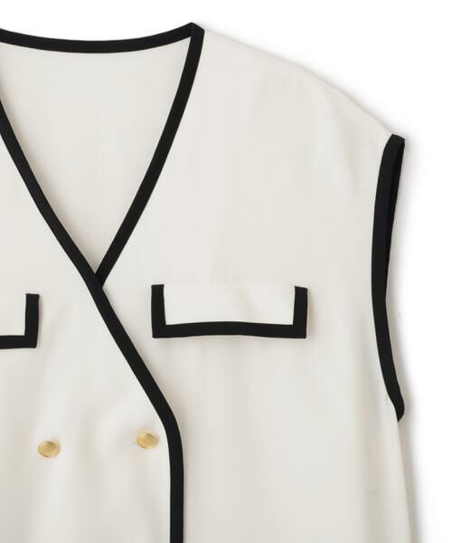 PINKY & DIANNE / ピンキーアンドダイアン シャツ・ブラウス | パイピングダブルブラウス | 詳細28