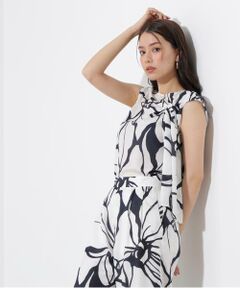 PINKY & DIANNE / ピンキーアンドダイアン シャツ・ブラウス | アートフラワープリントブラウス