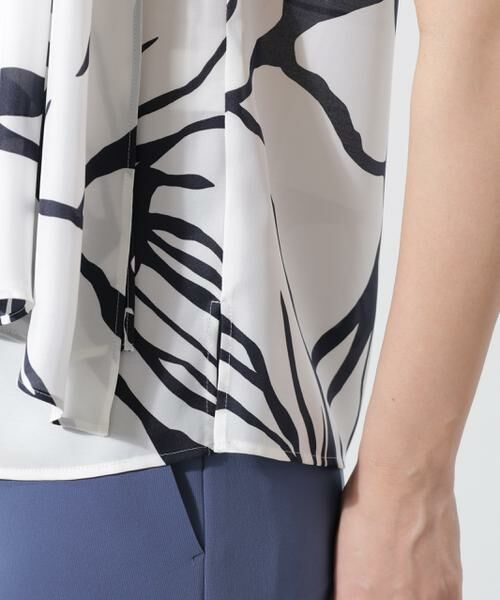 PINKY & DIANNE / ピンキーアンドダイアン シャツ・ブラウス | アートフラワープリントブラウス | 詳細14