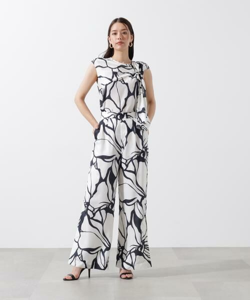 PINKY & DIANNE / ピンキーアンドダイアン シャツ・ブラウス | アートフラワープリントブラウス | 詳細7