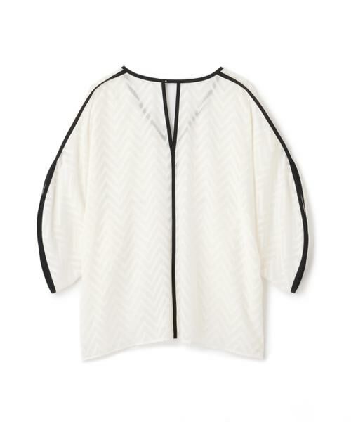 PINKY & DIANNE / ピンキーアンドダイアン シャツ・ブラウス | パイピングシアーブラウス | 詳細16