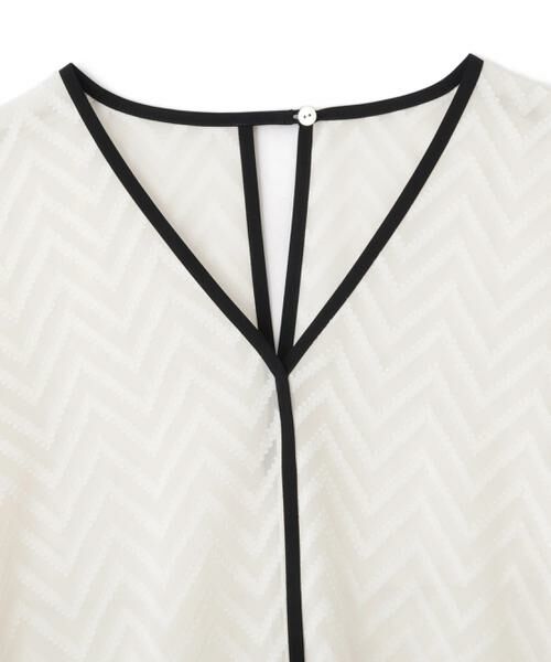 PINKY & DIANNE / ピンキーアンドダイアン シャツ・ブラウス | パイピングシアーブラウス | 詳細17