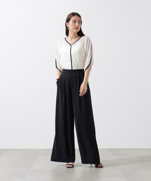 PINKY & DIANNE / ピンキーアンドダイアン シャツ・ブラウス | パイピングシアーブラウス | 詳細5