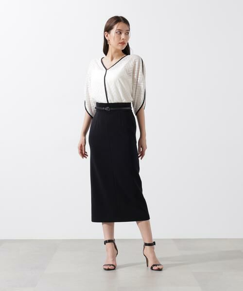 PINKY & DIANNE / ピンキーアンドダイアン シャツ・ブラウス | パイピングシアーブラウス | 詳細6