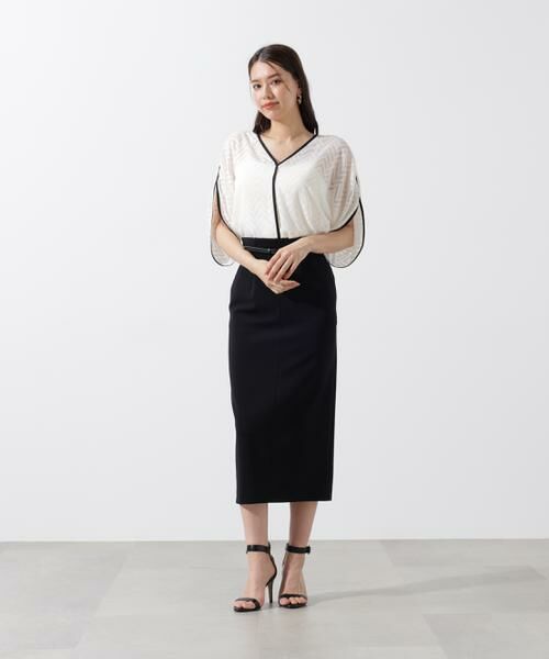 PINKY & DIANNE / ピンキーアンドダイアン シャツ・ブラウス | パイピングシアーブラウス | 詳細7