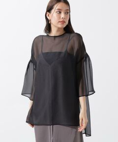 PINKY & DIANNE / ピンキーアンドダイアン シャツ・ブラウス | ボリュームスリーブシアーブラウス