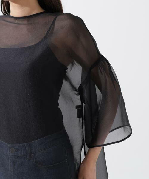 PINKY & DIANNE / ピンキーアンドダイアン シャツ・ブラウス | ボリュームスリーブシアーブラウス | 詳細25