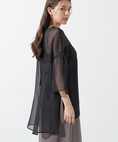 PINKY & DIANNE / ピンキーアンドダイアン シャツ・ブラウス | ボリュームスリーブシアーブラウス | 詳細18