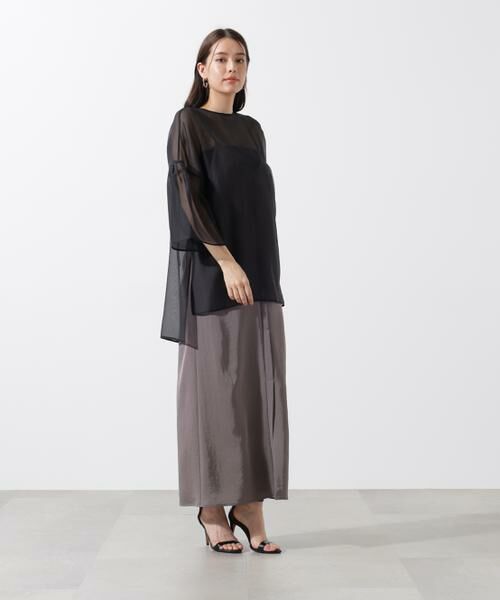 PINKY & DIANNE / ピンキーアンドダイアン シャツ・ブラウス | ボリュームスリーブシアーブラウス | 詳細21