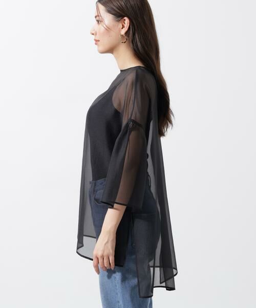 PINKY & DIANNE / ピンキーアンドダイアン シャツ・ブラウス | ボリュームスリーブシアーブラウス | 詳細22