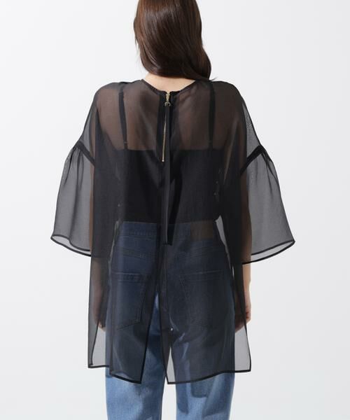 PINKY & DIANNE / ピンキーアンドダイアン シャツ・ブラウス | ボリュームスリーブシアーブラウス | 詳細23