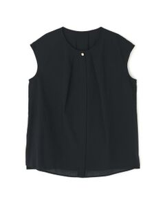 PINKY & DIANNE / ピンキーアンドダイアン シャツ・ブラウス | メタルボタンクルーネックタックブラウス