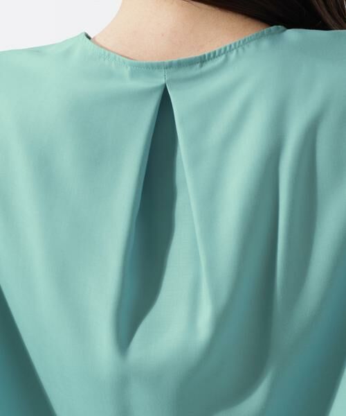 PINKY & DIANNE / ピンキーアンドダイアン シャツ・ブラウス | メタルボタンクルーネックタックブラウス | 詳細10
