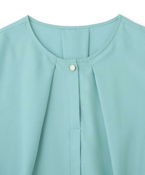 PINKY & DIANNE / ピンキーアンドダイアン シャツ・ブラウス | メタルボタンクルーネックタックブラウス | 詳細15