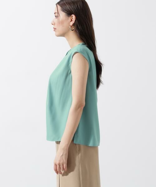 PINKY & DIANNE / ピンキーアンドダイアン シャツ・ブラウス | メタルボタンクルーネックタックブラウス | 詳細8