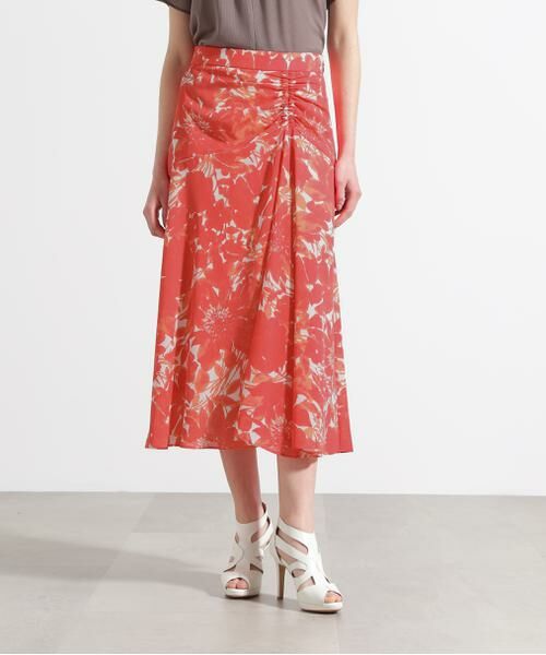 PINKY & DIANNE / ピンキーアンドダイアン スカート | ◆グラデーションフラワープリントマーメイドスカート | 詳細2