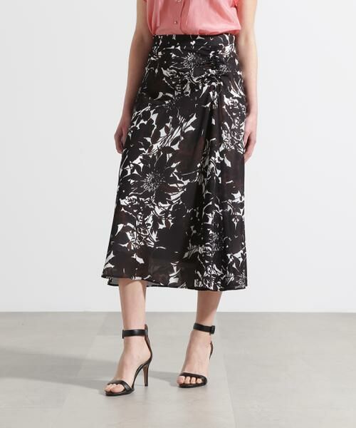 PINKY & DIANNE / ピンキーアンドダイアン スカート | ◆グラデーションフラワープリントマーメイドスカート | 詳細9