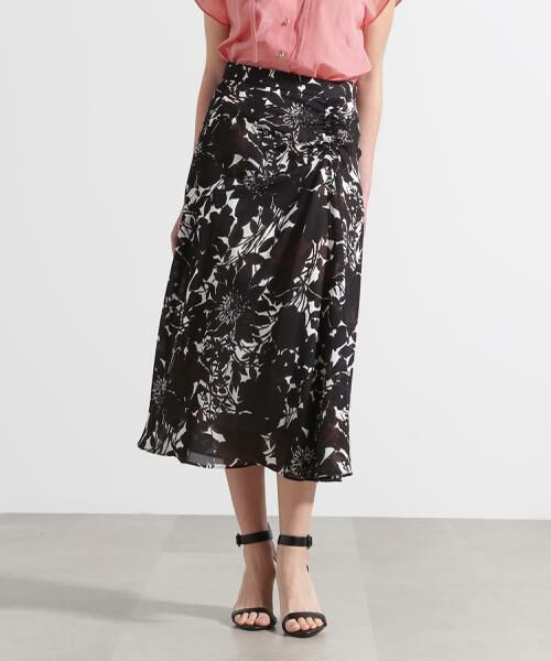 PINKY & DIANNE / ピンキーアンドダイアン スカート | ◆グラデーションフラワープリントマーメイドスカート | 詳細10