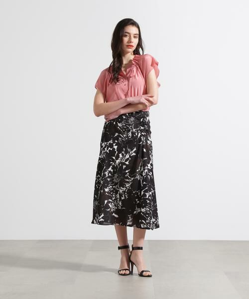 PINKY & DIANNE / ピンキーアンドダイアン スカート | ◆グラデーションフラワープリントマーメイドスカート | 詳細12