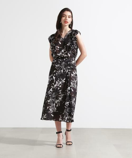 PINKY & DIANNE / ピンキーアンドダイアン スカート | ◆グラデーションフラワープリントマーメイドスカート | 詳細13