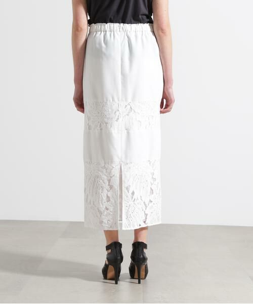 PINKY & DIANNE / ピンキーアンドダイアン スカート | ◆リーフ柄レーススピンドルスカート | 詳細11