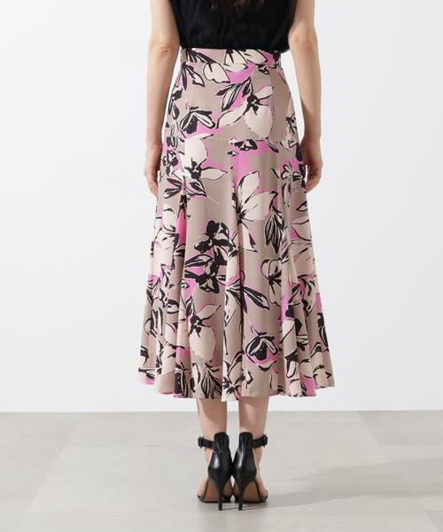 PINKY & DIANNE / ピンキーアンドダイアン スカート | フラワーラインプリントマーメイドスカート | 詳細10