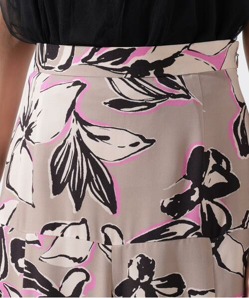 PINKY & DIANNE / ピンキーアンドダイアン スカート | フラワーラインプリントマーメイドスカート | 詳細11