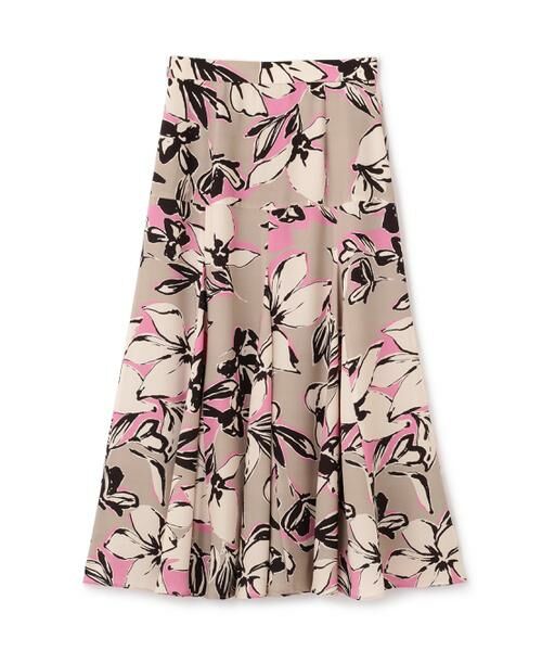 PINKY & DIANNE / ピンキーアンドダイアン スカート | フラワーラインプリントマーメイドスカート | 詳細13