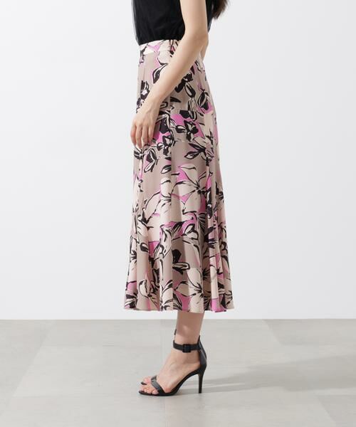 PINKY & DIANNE / ピンキーアンドダイアン スカート | フラワーラインプリントマーメイドスカート | 詳細9