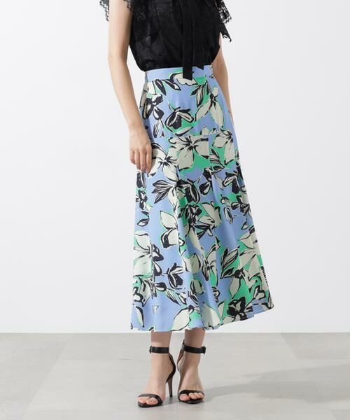 PINKY & DIANNE / ピンキーアンドダイアン スカート | フラワーラインプリントマーメイドスカート | 詳細20