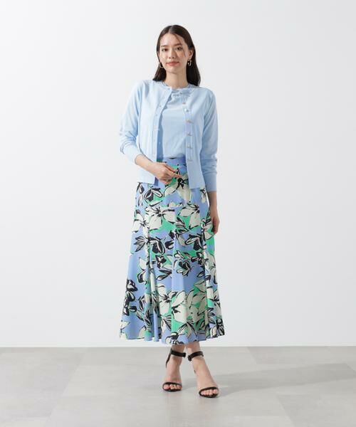 PINKY & DIANNE / ピンキーアンドダイアン スカート | フラワーラインプリントマーメイドスカート | 詳細26