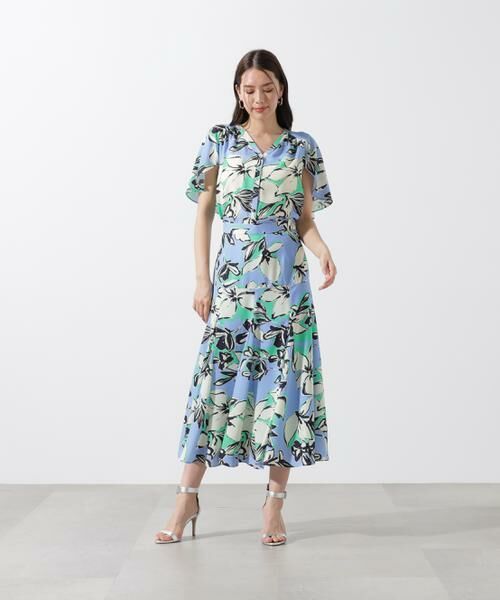 PINKY & DIANNE / ピンキーアンドダイアン スカート | フラワーラインプリントマーメイドスカート | 詳細27