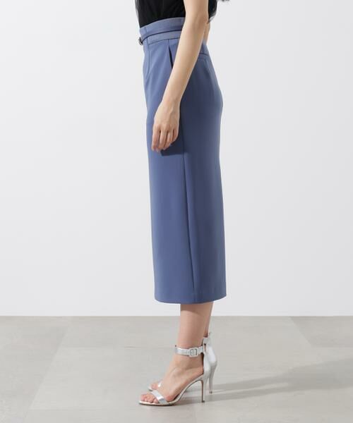 PINKY & DIANNE / ピンキーアンドダイアン スカート | ベルト付きサイドリブタイトスカート | 詳細11