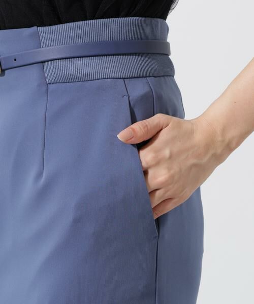 PINKY & DIANNE / ピンキーアンドダイアン スカート | ベルト付きサイドリブタイトスカート | 詳細14