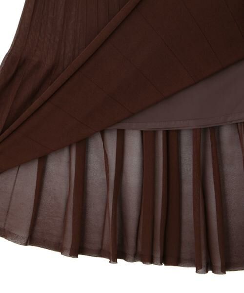 PINKY & DIANNE / ピンキーアンドダイアン スカート | ◆シアープリーツニットフレアースカート | 詳細19