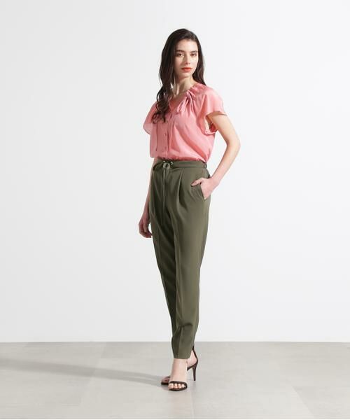 PINKY & DIANNE / ピンキーアンドダイアン パンツ | ◆ドロストテーパードパンツ | 詳細3