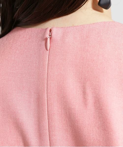 PINKY & DIANNE / ピンキーアンドダイアン ミニ丈・ひざ丈ワンピース | ◆ダイヤモンドネックベルテッドワンピース | 詳細12