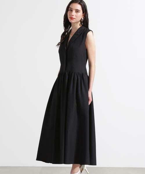 PINKY & DIANNE / ピンキーアンドダイアン ミニ丈・ひざ丈ワンピース | ◆テーラードフレアワンピース | 詳細3