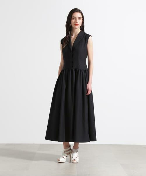 PINKY & DIANNE / ピンキーアンドダイアン ミニ丈・ひざ丈ワンピース | ◆テーラードフレアワンピース | 詳細4