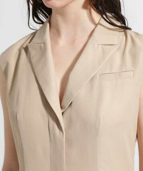 PINKY & DIANNE / ピンキーアンドダイアン ミニ丈・ひざ丈ワンピース | ◆テーラードフレアワンピース | 詳細16