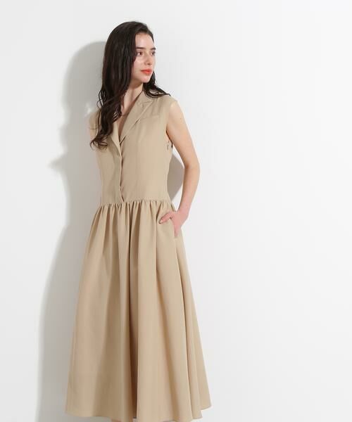 PINKY & DIANNE / ピンキーアンドダイアン ミニ丈・ひざ丈ワンピース | ◆テーラードフレアワンピース | 詳細8