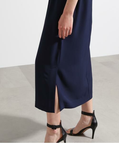 PINKY & DIANNE / ピンキーアンドダイアン ミニ丈・ひざ丈ワンピース | ◆スリーブシャーリングワンピース | 詳細11