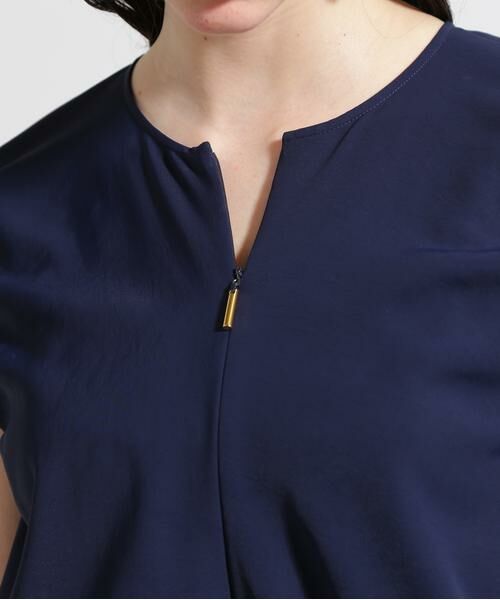 PINKY & DIANNE / ピンキーアンドダイアン ミニ丈・ひざ丈ワンピース | ◆スリーブシャーリングワンピース | 詳細6