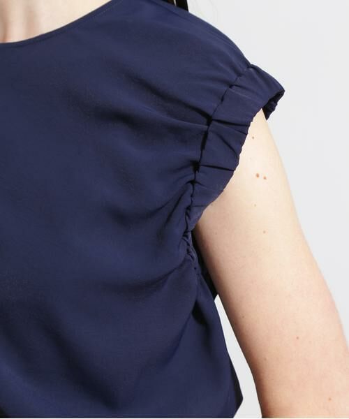 PINKY & DIANNE / ピンキーアンドダイアン ミニ丈・ひざ丈ワンピース | ◆スリーブシャーリングワンピース | 詳細8