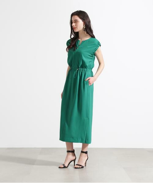 PINKY & DIANNE / ピンキーアンドダイアン ミニ丈・ひざ丈ワンピース | ◆スリーブシャーリングワンピース | 詳細19