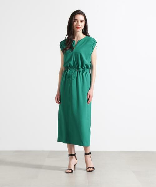 PINKY & DIANNE / ピンキーアンドダイアン ミニ丈・ひざ丈ワンピース | ◆スリーブシャーリングワンピース | 詳細20