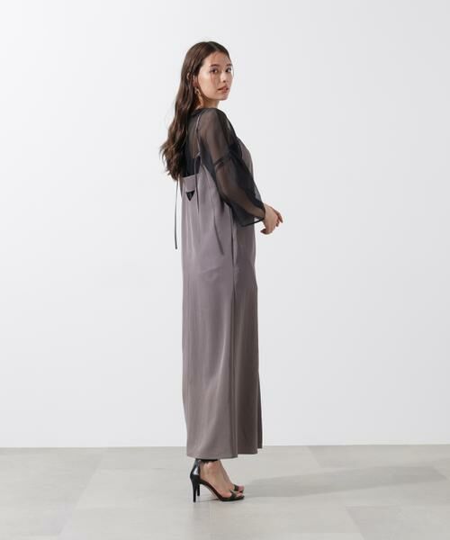 PINKY & DIANNE / ピンキーアンドダイアン ミニ丈・ひざ丈ワンピース | バックベルトキャミワンピース | 詳細6