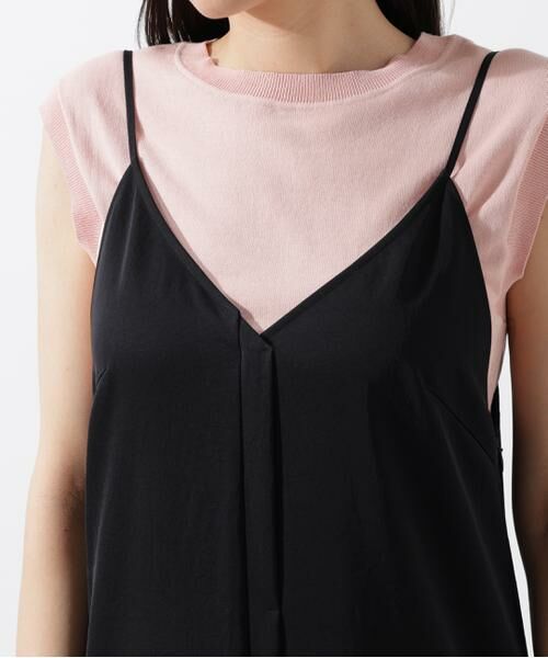 PINKY & DIANNE / ピンキーアンドダイアン ミニ丈・ひざ丈ワンピース | バックベルトキャミワンピース | 詳細22